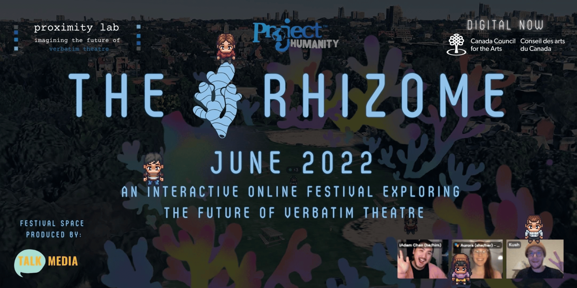Rhizome festival poster